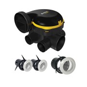 Kit VMC simple flux EasyHOME auto combles + 3 grilles BIP - ALDES 11026032 