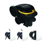 Kit VMC simple flux EasyHOME auto DHU + 3 grilles design ColorLINE - ALDES 11026050 