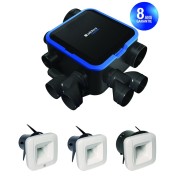 Kit VMC simple flux EasyHOME hygroréglable compact premium haute pression HP+ BDH - ALDES 11033426 
