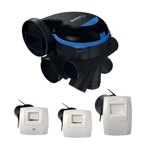 Kit VMC simple flux EasyHOME hygroréglable premium moyenne pression MP - ALDES 11033501 