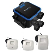 Kit VMC simple flux EasyHOME hygroréglable compact premium moyenne pression MP - ALDES 11033506 