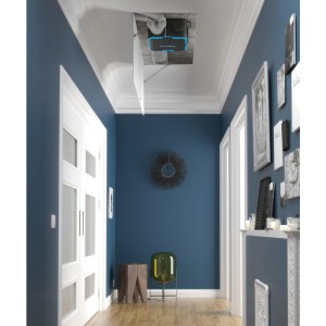 Kit VMC simple flux EasyHOME hygroréglable compact premium moyenne pression MP - ALDES 11033506 