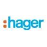 ess. Poussoir 1O+1F Titane HAGER WE022T