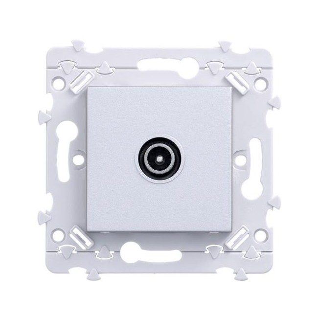 ess. Prise TV directe Titane HAGER WE250T