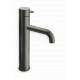 LAVABO MI-HAUT TRIVERDE CHROME NOIR BROSSE + VIDAGE LAITON UP&DOWN - CRISTINA ONDYNA TV22775