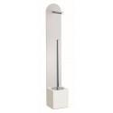 PORTE PAPIER SUR PIED ET PORTE BALAI SUR PIED H 60 CM BLANC MAT - CRISTINA ONDYNA PB63324