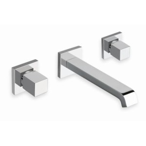 LAVABO MELANGEUR QUADRI MURAL REGULAR AVEC VIDAGE - CRISTINA ONDYNA QD24251