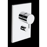 FACADE LAITON MITIGEUR DOUCHE TRIVERDE 2 SORTIES CHROME - CRISTINA ONDYNA TV68951