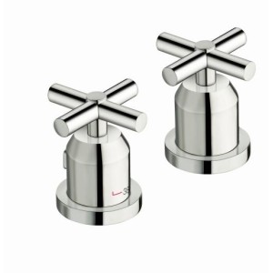 BAIGNOIRE EXECUTIVE SUR GORGE 2 SORTIES CHROME - CRISTINA ONDYNA XV14251