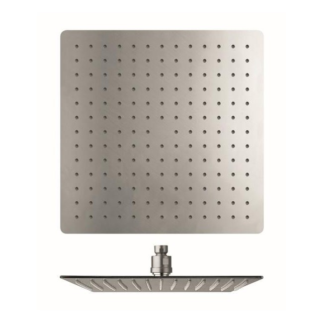 POMME DE DOUCHE SANDWICH PLUS CARRE 300 MM FINITION INOX - CRISTINA ONDYNA SC30028