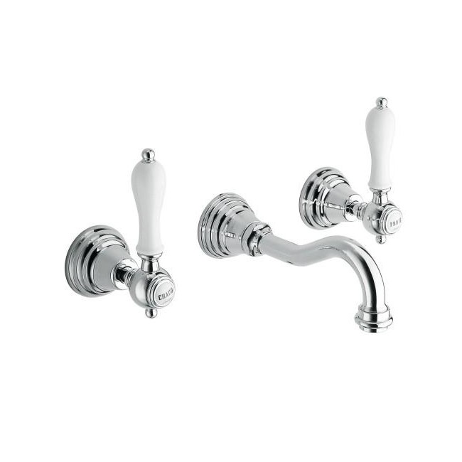 LAVABO MELANGEUR MURAL CHAMBORD S/MECANISME A/VIDAGE UP&DOWN CHROME - CRISTINA ONDYNA CE24251