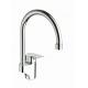 MITIGEUR LAVABO OPEN BEC HAUT C 3 VIDAGE PLASTIQUE CHROME - CRISTINA ONDYNA OP22851