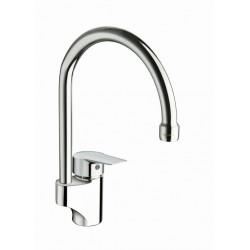 .MITIGEUR LAVABO OPEN BEC HAUT C 3 VIDAGE PLASTIQUE CHROME - CRISTINA ONDYNA OP22851