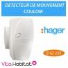 Détecteur de mouvement infrarouge - couloir 12° - 22 m - S162-22X - SEPIO Logisty Hager - pile lithium fournie