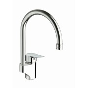 .MITIGEUR LAVABO OPEN BEC HAUT C 3 VIDAGE PLASTIQUE CHROME - CRISTINA ONDYNA OP22851