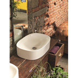 LAVABO CERAMIQUE WILD  DIM 60 A POSER SANS TROP PLEIN - CRISTINA ONDYNA WWL3081