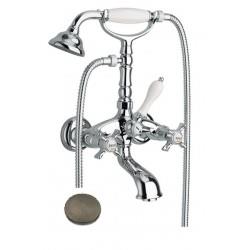 BAIN/DOUCHE CHAMBORD + ACCESSOIRES METAL BROSSE - CRISTINA ONDYNA CH10277