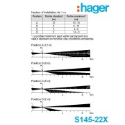 Détecteur de mouvement exterieur 2x12m- special animaux - Façade - IP 55 - S145-22X - Logisty Hager - pile lithium fournie
