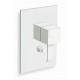 FACADE LAITON MITIGEUR DOUCHE QUADRI 2 SORTIES BLANC - CRISTINA ONDYNA QM68924