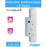 Détecteur audiosonique de bris de vitre - LS radio - S280-22X - Logisty Hager - pile lithium fournie
