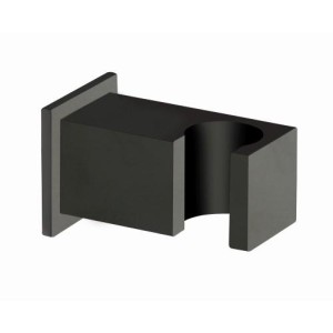 Support douchette mural carré Noir Mat - CRISTINA ONDYNA PD44813