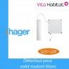 Détecteur d'ouverture pour volet roulant - blanc - S231-22X - Logisty Hager - pile lithium fournie