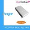 Récepteur radio IP55 - S781-22X - Logisty Hager - 230V