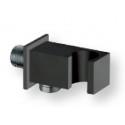 APPLIQUE PRISE D'EAU CARREE LAITON NOIR 1/2" - CRISTINA ONDYNA QD64013