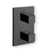 Façade thermostatique 3 sorties QUADRI LAITON NOIR - CRISTINA ONDYNA XQ85313