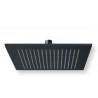 POMME DE DOUCHE SLIM LAITON CARRE 25 CM NOIRE - CRISTINA ONDYNA SD25013