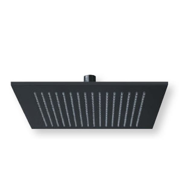 Pomme de douche carrée en laiton 30 cm Blackmat QUADRI - CRISTINA ONDYNA  SD30013 - Vita Habitat