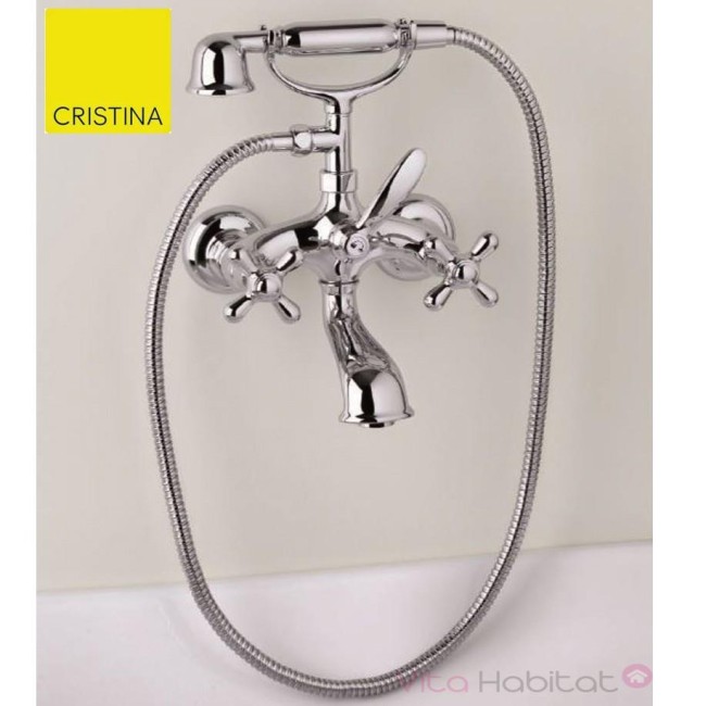 Mélangeur pour bain/douche IMPERO chromé sans colonnettes  - CRISTINA ONDYNA IM10051