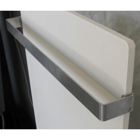 Barre sèche-serviette Inox pour radiateur VALDEROMA longeur 102cm profondeur 5cm- SS0100B