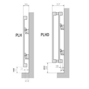 Radiateur chauffage central ACOVA - PLANEA Vertical simple 1904W PLH-200-098
