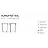 Radiateur chauffage central ACOVA - PLANEA Vertical simple 854W PLH-180-049