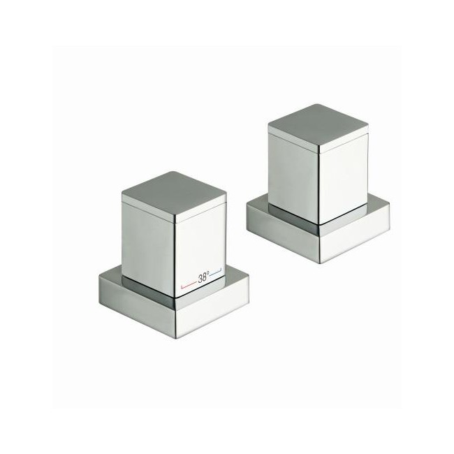 BAIN DOUCHE QUADRI SUR GORGE THERMOSTATIQUE 3 SORTIE CHROME - CRISTINA ONDYNA XQ14351