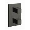 Façade thermostatique 3 sorties QUADRI LAITON NOIR - CRISTINA ONDYNA XQ85313
