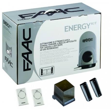 Energy Kit Intégral 24V FAAC (391) Motorisation portail 2 battants - 104575144