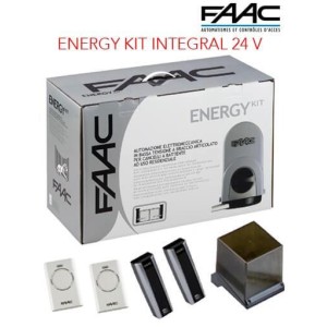Energy Kit Intégral 24V FAAC (391) Motorisation portail 2 battants - 104575144