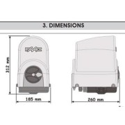 Energy Kit Intégral 24V FAAC (391) Motorisation portail 2 battants - 104575144