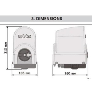 Energy Kit Intégral 24V FAAC (391) Motorisation portail 2 battants - 104575144