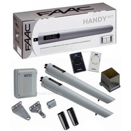 Handy Kit Intégral 24V FAAC Motorisation portail 2 battants (S418)  - 105998144