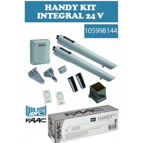 Handy Kit Intégral 24V FAAC Motorisation portail 2 battants (S418)  - 105998144