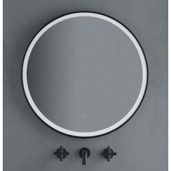 MIROIR ROND DIAM 60 BLACK TOUCH SENSOR ON/OFF - CRISTINA ONDYNA MBMOON60