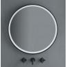 MIROIR ROND DIAM 60 BLACK TOUCH SENSOR ON/OFF - CRISTINA ONDYNA MBMOON60