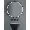 MIROIR ROND DIAM 60 BLACK TOUCH SENSOR ON/OFF - CRISTINA ONDYNA MBMOON60