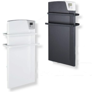 Sèche-serviettes soufflant Atlantic KEA Gris - 1400W (800W + 600W) - 841524