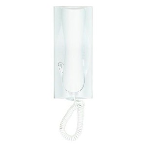 Combiné Interphone audio blanc 5fils + manette d'inser - URMET 1133/10