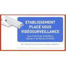 Etiquette videoprotection - URMET 22110201