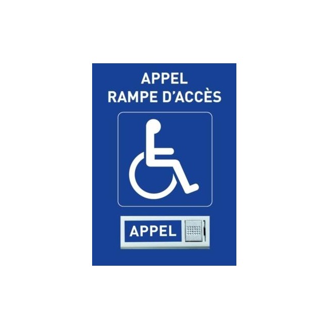 Signaletique pmr pour carillon - URMET 43398